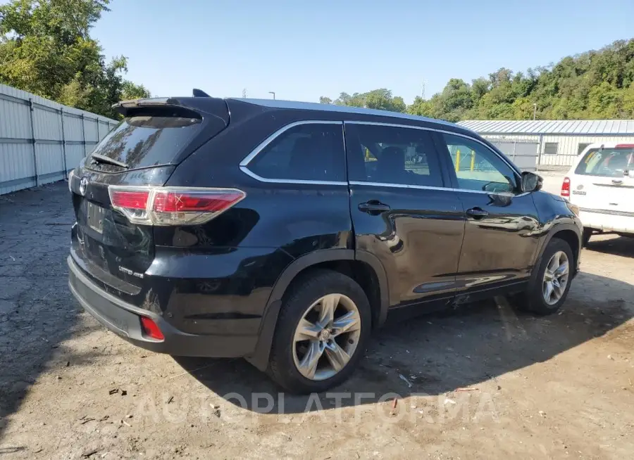 TOYOTA HIGHLANDER 2015 vin 5TDDKRFH1FS083411 from auto auction Copart