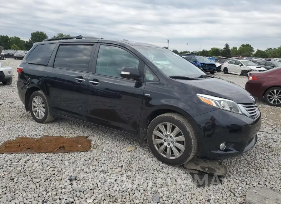 TOYOTA SIENNA XLE 2017 vin 5TDDZ3DC5HS185037 from auto auction Copart