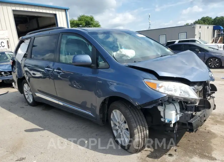 TOYOTA SIENNA XLE 2017 vin 5TDDZ3DC6HS183622 from auto auction Copart