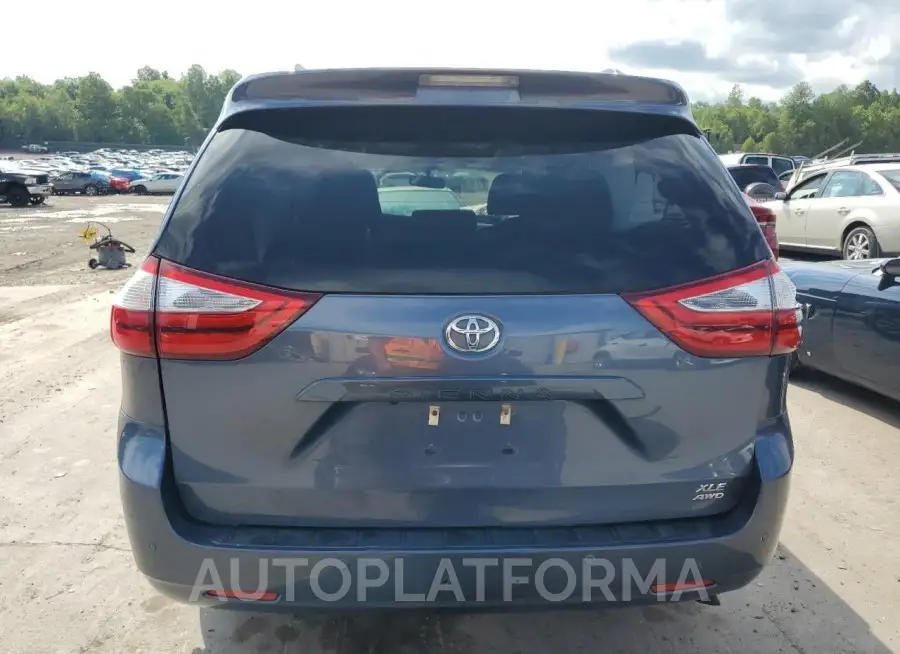 TOYOTA SIENNA XLE 2017 vin 5TDDZ3DC6HS183622 from auto auction Copart