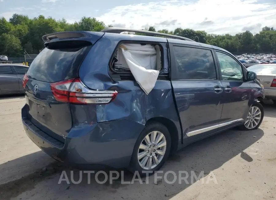 TOYOTA SIENNA XLE 2017 vin 5TDDZ3DC6HS183622 from auto auction Copart