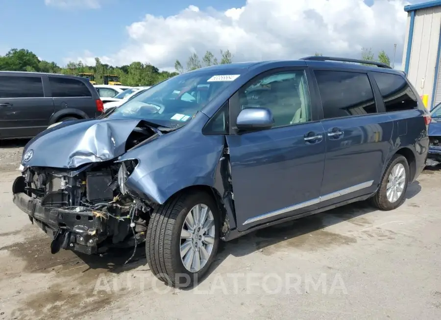 TOYOTA SIENNA XLE 2017 vin 5TDDZ3DC6HS183622 from auto auction Copart