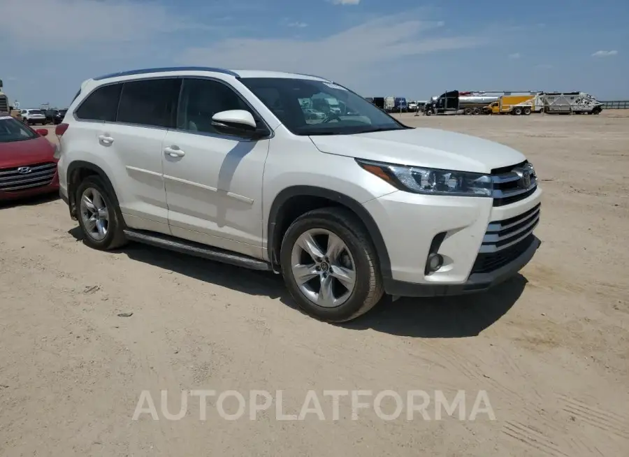 TOYOTA HIGHLANDER 2017 vin 5TDDZRFH8HS463456 from auto auction Copart