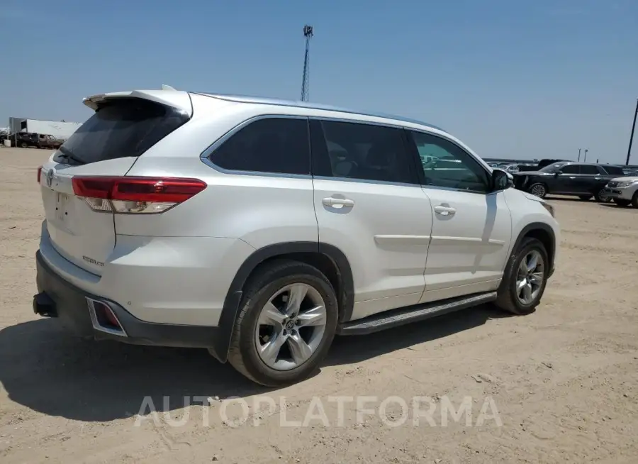 TOYOTA HIGHLANDER 2017 vin 5TDDZRFH8HS463456 from auto auction Copart