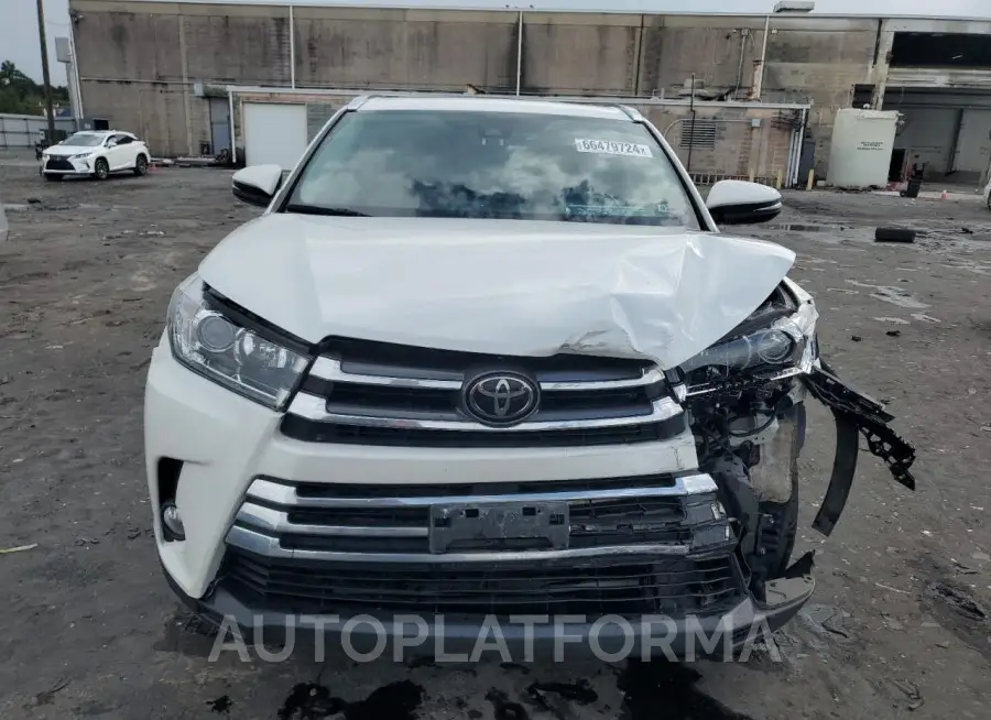 TOYOTA HIGHLANDER 2018 vin 5TDDZRFHXJS908883 from auto auction Copart