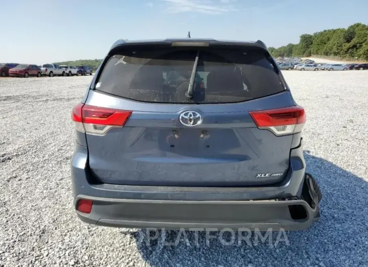 TOYOTA HIGHLANDER 2018 vin 5TDJZRFH7JS819825 from auto auction Copart