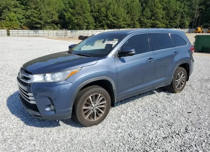 TOYOTA HIGHLANDER 2018 vin 5TDJZRFH7JS819825 from auto auction Copart