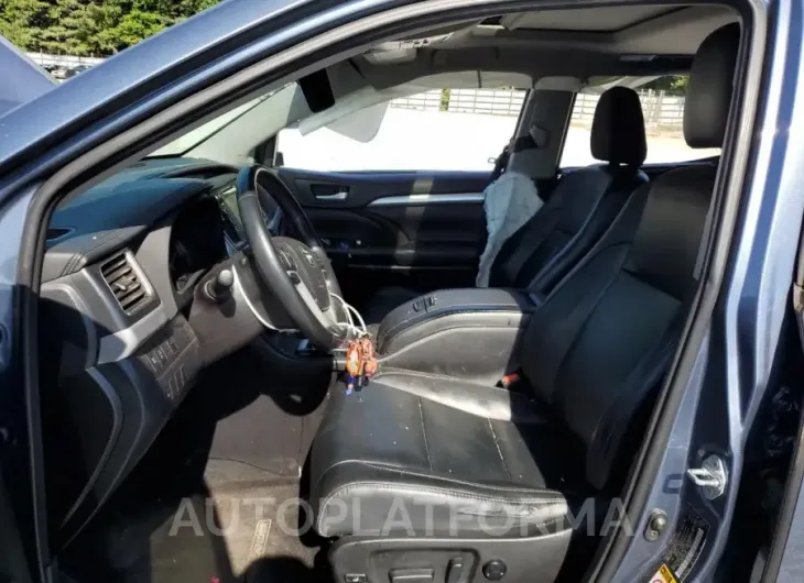 TOYOTA HIGHLANDER 2018 vin 5TDJZRFH7JS819825 from auto auction Copart