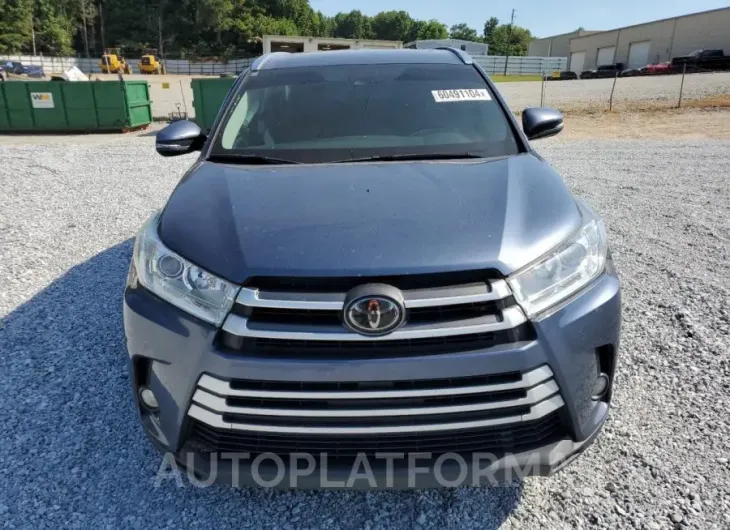 TOYOTA HIGHLANDER 2018 vin 5TDJZRFH7JS819825 from auto auction Copart