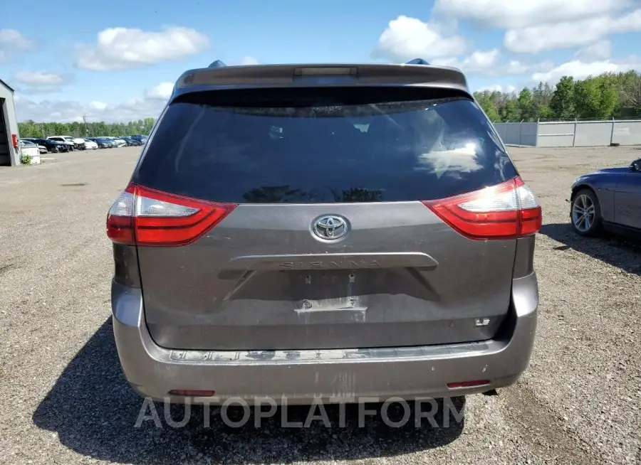 TOYOTA SIENNA LE 2016 vin 5TDKK3DC2GS706970 from auto auction Copart