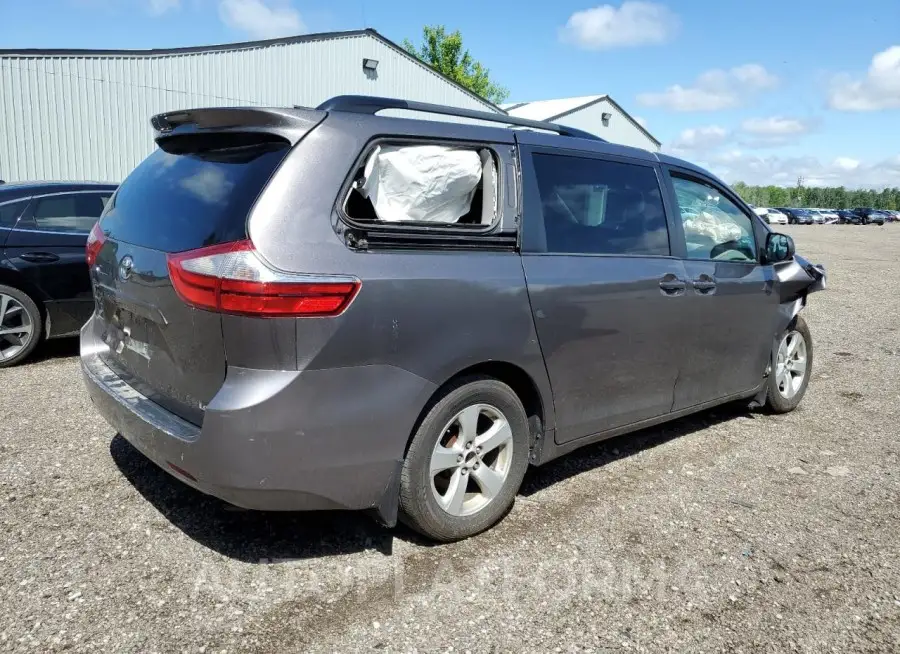 TOYOTA SIENNA LE 2016 vin 5TDKK3DC2GS706970 from auto auction Copart