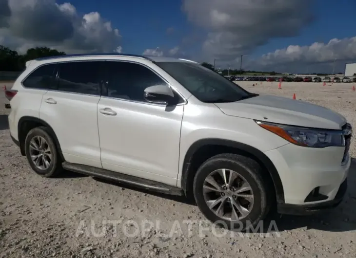 TOYOTA HIGHLANDER 2015 vin 5TDKKRFH0FS116227 from auto auction Copart