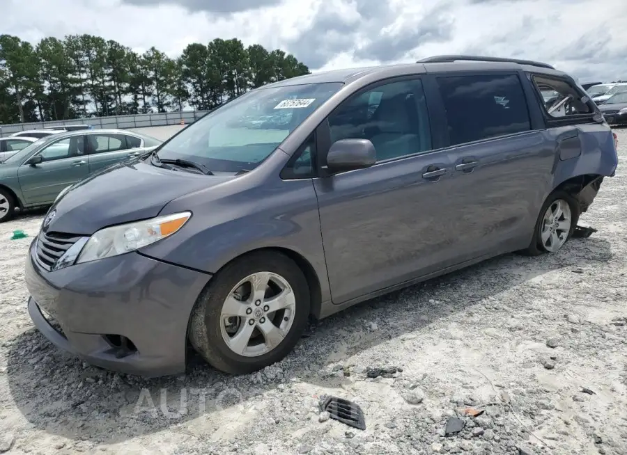 TOYOTA SIENNA LE 2017 vin 5TDKZ3DC3HS833093 from auto auction Copart