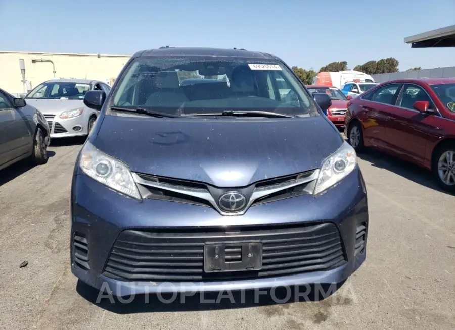 TOYOTA SIENNA LE 2020 vin 5TDKZ3DC9LS079156 from auto auction Copart