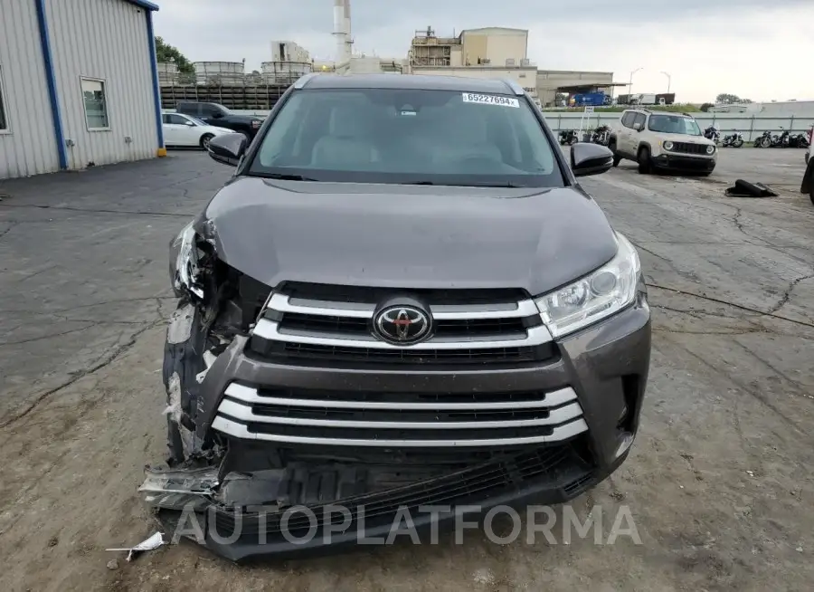 TOYOTA HIGHLANDER 2017 vin 5TDKZRFH1HS508504 from auto auction Copart