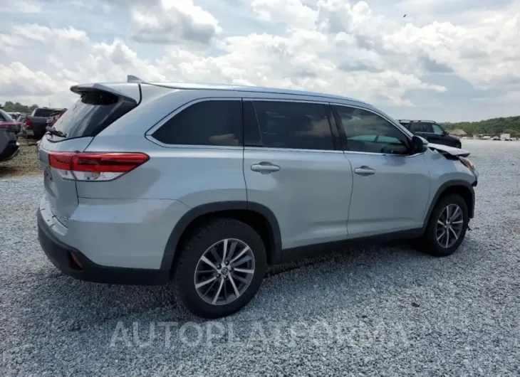 TOYOTA HIGHLANDER 2019 vin 5TDKZRFH2KS347037 from auto auction Copart