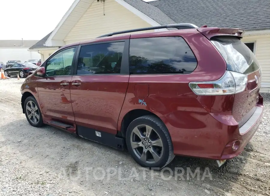 TOYOTA SIENNA SE 2018 vin 5TDXZ3DC5JS943655 from auto auction Copart