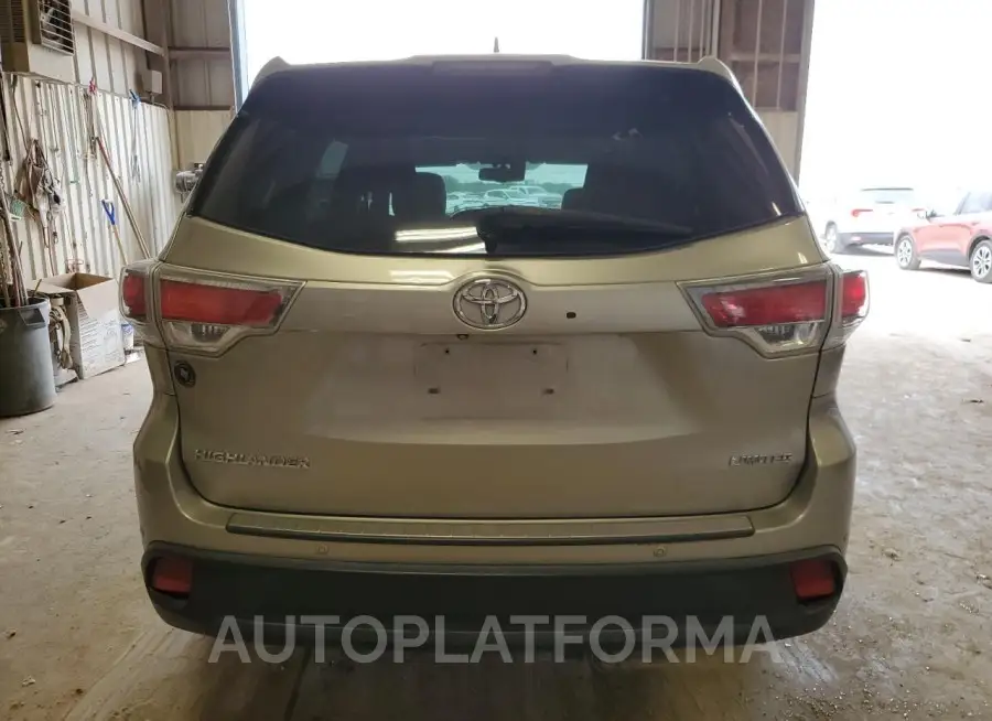 TOYOTA HIGHLANDER 2015 vin 5TDYKRFH9FS061612 from auto auction Copart