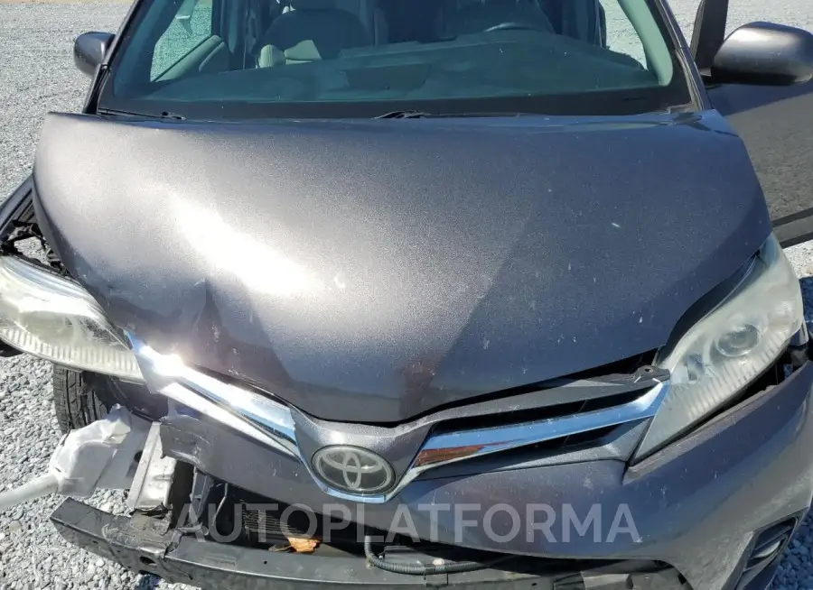 TOYOTA SIENNA XLE 2018 vin 5TDYZ3DC2JS917616 from auto auction Copart