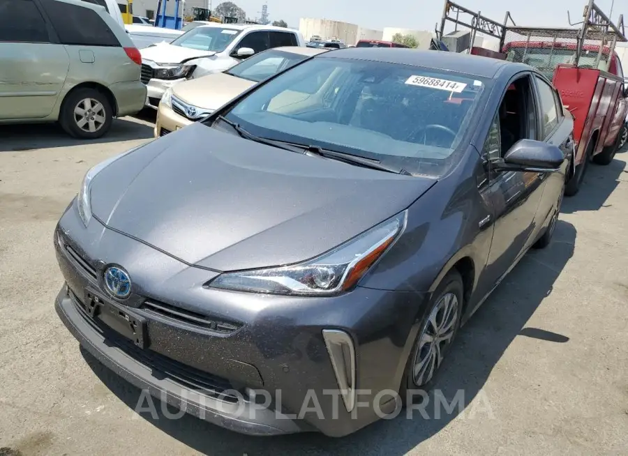 TOYOTA PRIUS LE 2020 vin JTDL9RFU5L3013718 from auto auction Copart