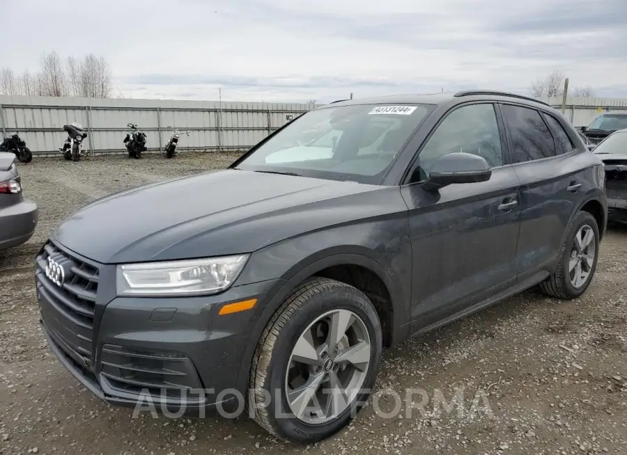 AUDI Q5 PREMIUM 2020 vin WA1ANAFY0L2105083 from auto auction Copart