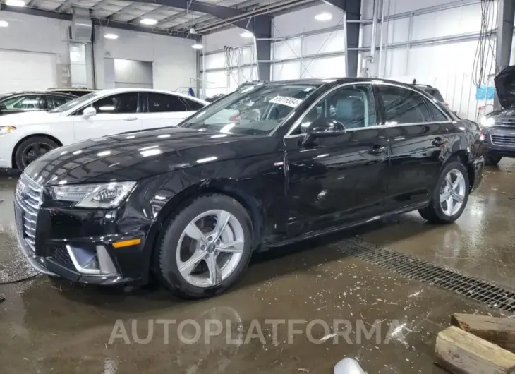 AUDI A4 PREMIUM 2019 vin WAUDNAF42KA043901 from auto auction Copart