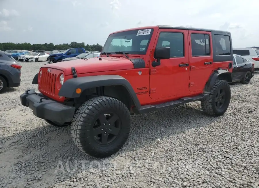 JEEP WRANGLER U 2017 vin 1C4HJWDG5HL644761 from auto auction Copart