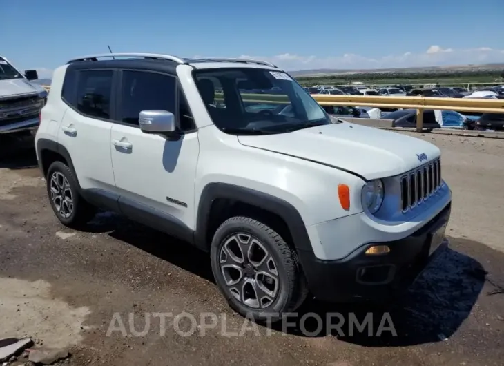 JEEP RENEGADE L 2016 vin ZACCJBDT9GPC64090 from auto auction Copart