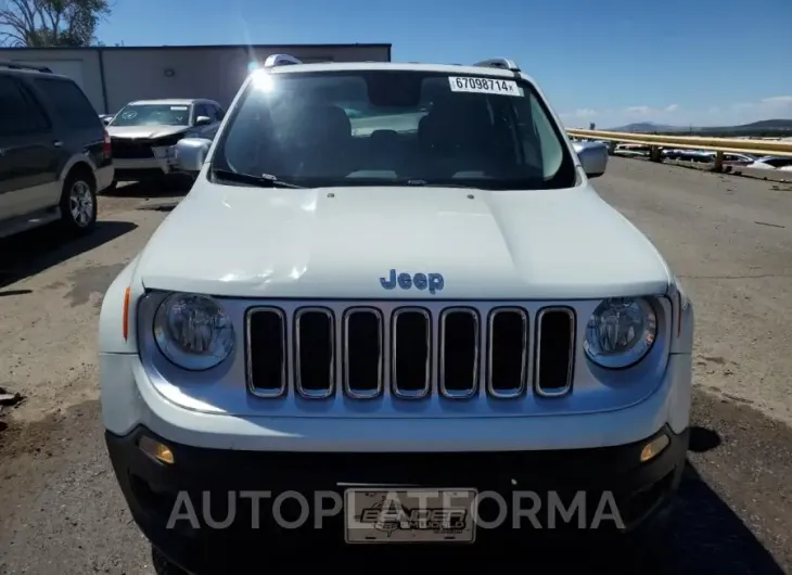 JEEP RENEGADE L 2016 vin ZACCJBDT9GPC64090 from auto auction Copart