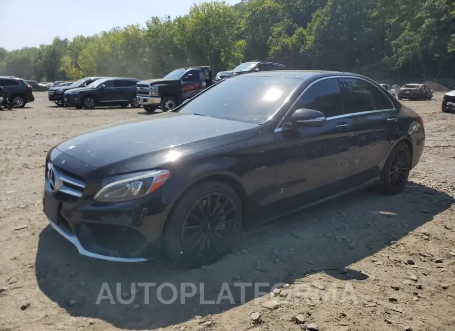 MERCEDES-BENZ C 400 4MAT 2015 vin 55SWF6GBXFU040758 from auto auction Copart