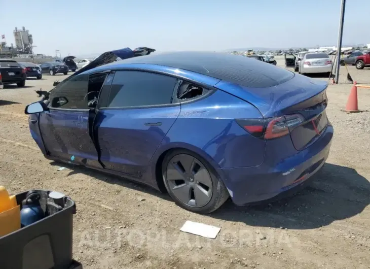 TESLA MODEL 3 2022 vin 5YJ3E1EA0NF122954 from auto auction Copart