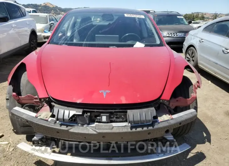 TESLA MODEL 3 2018 vin 5YJ3E1EA2JF043571 from auto auction Copart