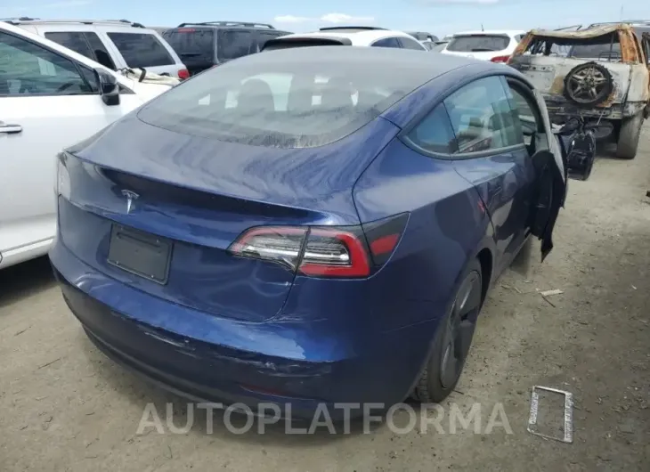 TESLA MODEL 3 2022 vin 5YJ3E1EA2NF376147 from auto auction Copart