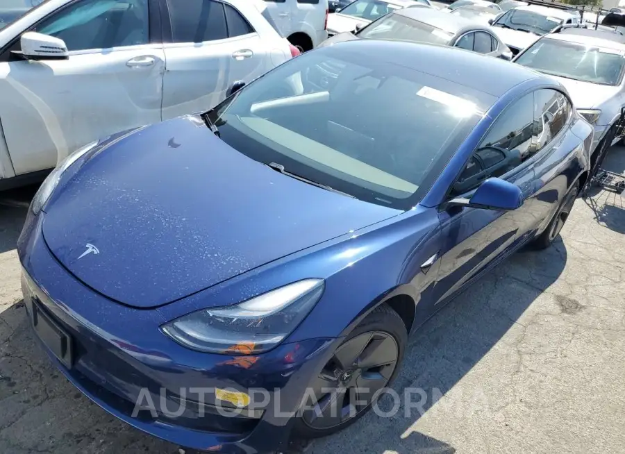 TESLA MODEL 3 2021 vin 5YJ3E1EA5MF045996 from auto auction Copart