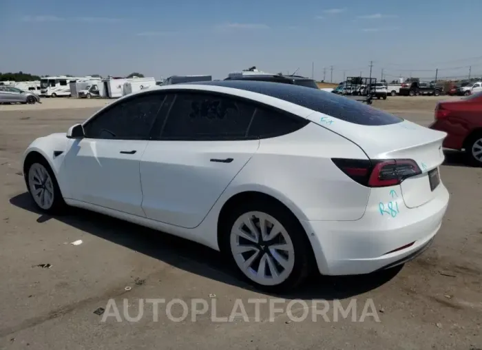 TESLA MODEL 3 2022 vin 5YJ3E1EA5NF290492 from auto auction Copart