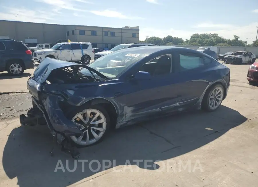 TESLA MODEL 3 2022 vin 5YJ3E1EB4NF191719 from auto auction Copart