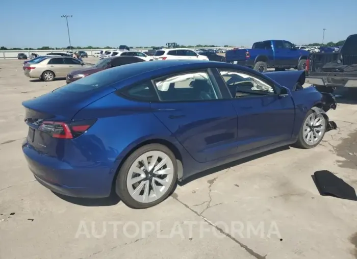 TESLA MODEL 3 2022 vin 5YJ3E1EB4NF191719 from auto auction Copart