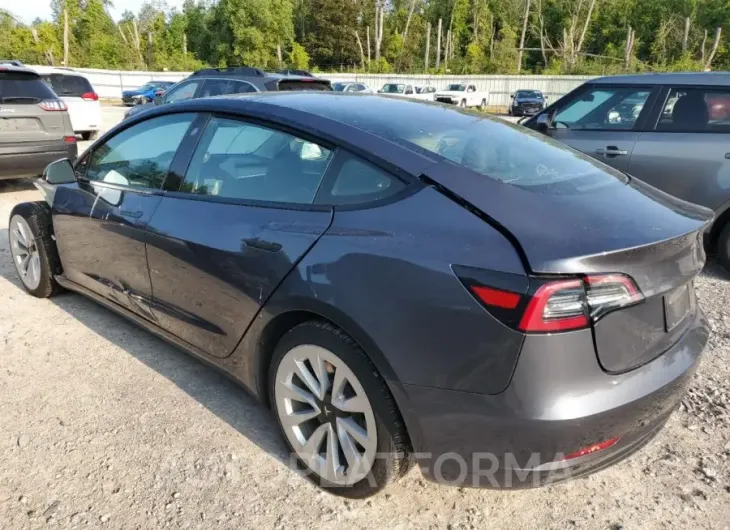 TESLA MODEL 3 2022 vin 5YJ3E1EB6NF192449 from auto auction Copart