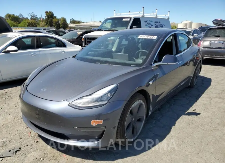 TESLA MODEL 3 2020 vin 5YJ3E1EB8LF646018 from auto auction Copart