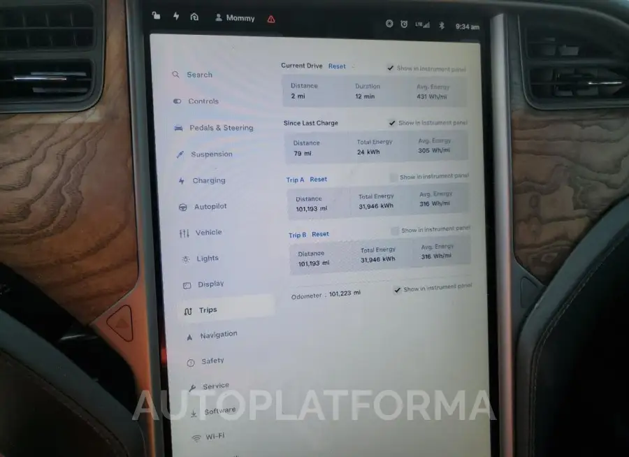 TESLA MODEL X 2020 vin 5YJXCAE2XLF260854 from auto auction Copart