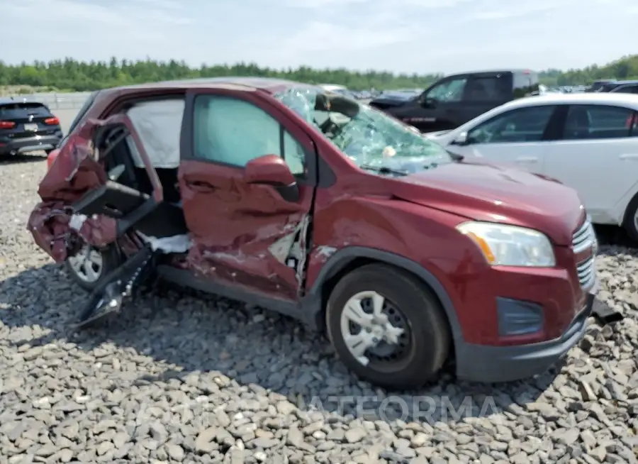 CHEVROLET TRAX LS 2016 vin 3GNCJKSB3GL257940 from auto auction Copart