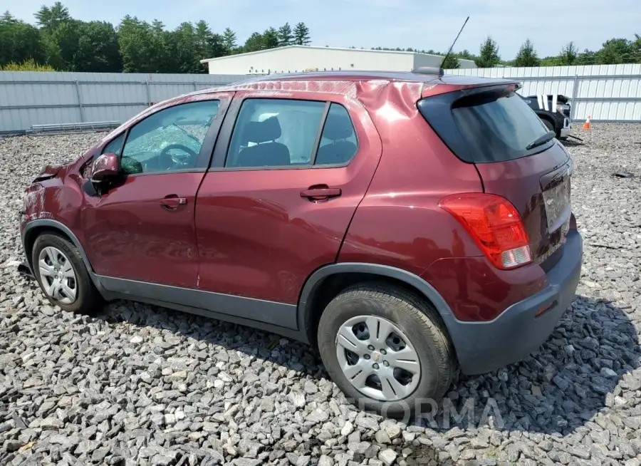 CHEVROLET TRAX LS 2016 vin 3GNCJKSB3GL257940 from auto auction Copart