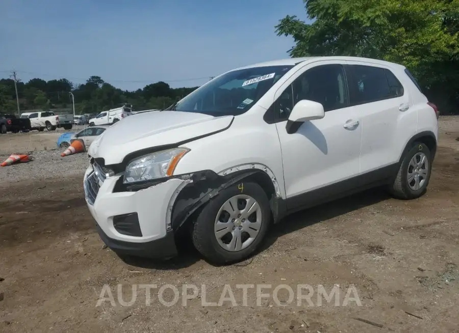 CHEVROLET TRAX LS 2016 vin 3GNCJKSB8GL228174 from auto auction Copart