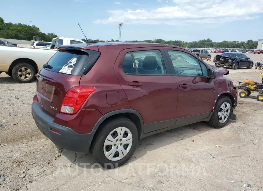 CHEVROLET TRAX LS 2016 vin 3GNCJKSB9GL248496 from auto auction Copart