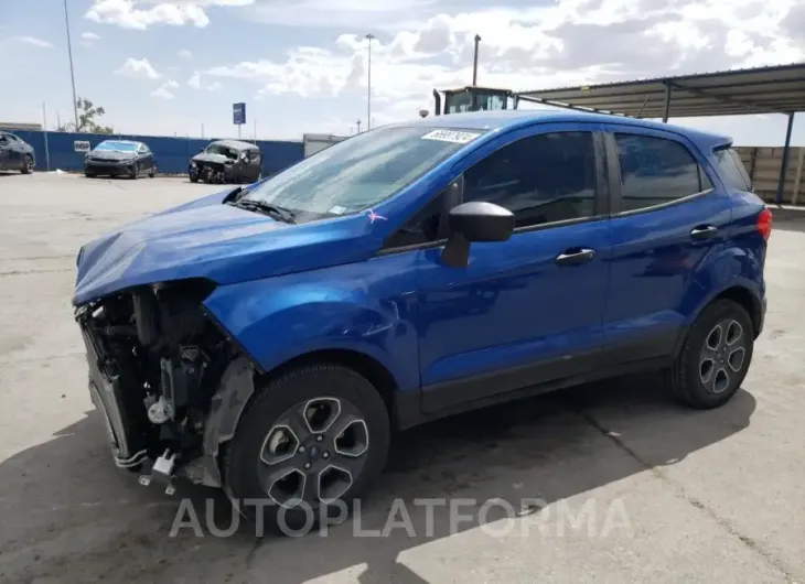 FORD ECOSPORT S 2021 vin MAJ3S2FE4MC455725 from auto auction Copart