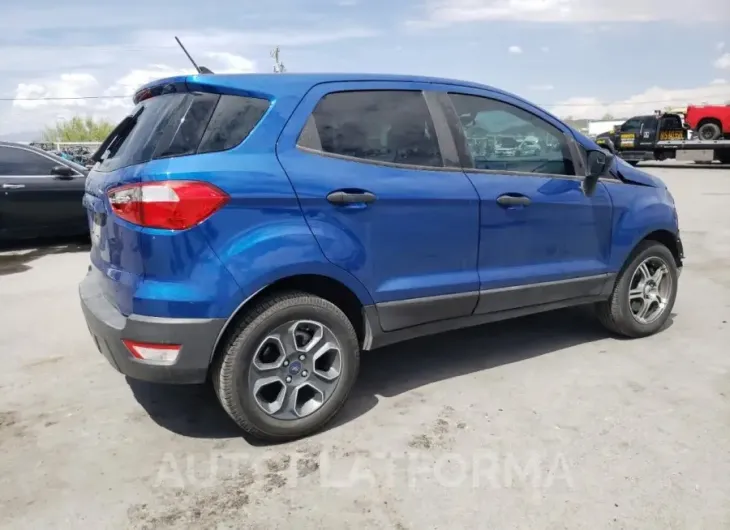 FORD ECOSPORT S 2021 vin MAJ3S2FE4MC455725 from auto auction Copart