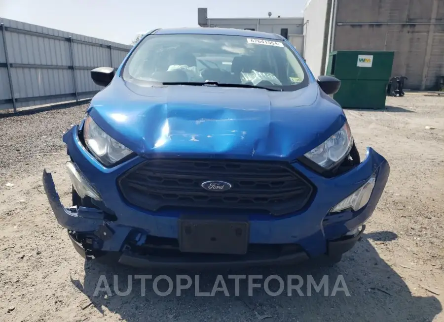 FORD ECOSPORT S 2018 vin MAJ6P1SL6JC163955 from auto auction Copart