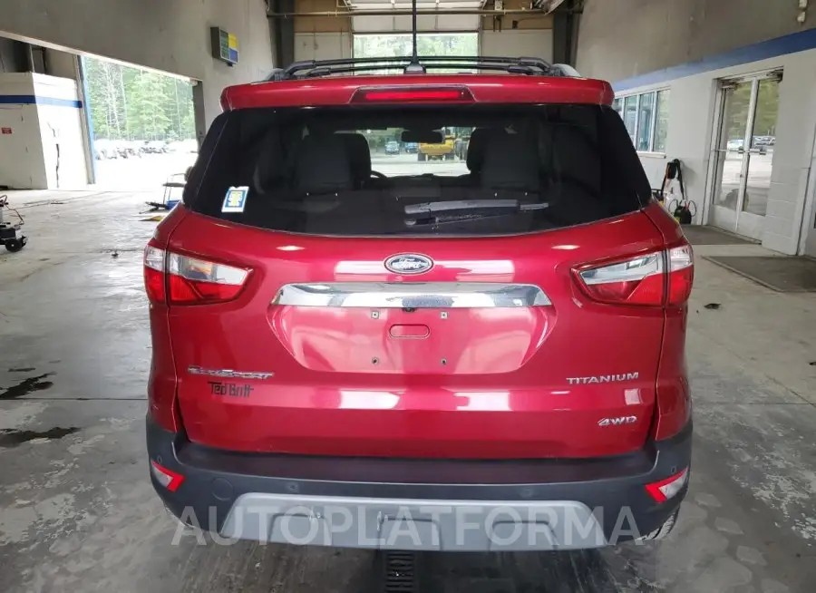 FORD ECOSPORT T 2018 vin MAJ6P1WL0JC189865 from auto auction Copart