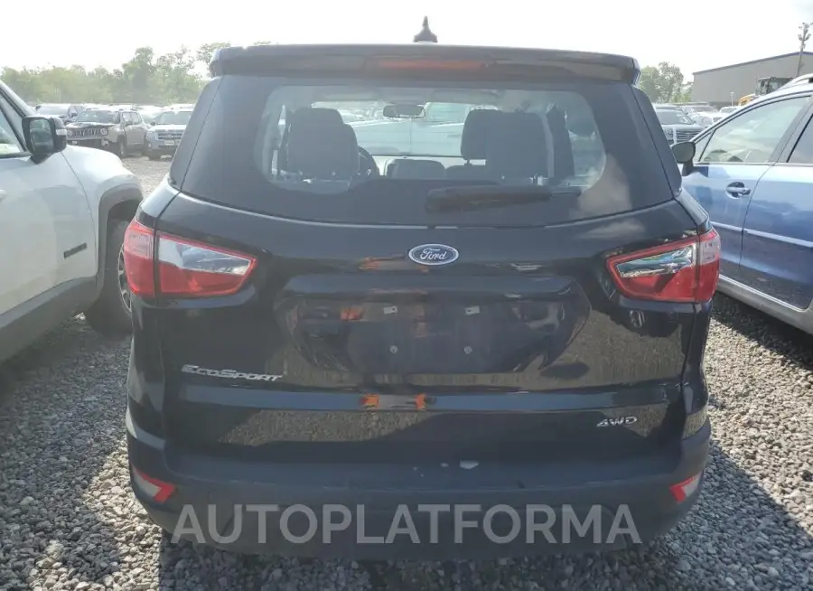 FORD ECOSPORT S 2022 vin MAJ6S3FL3NC466802 from auto auction Copart