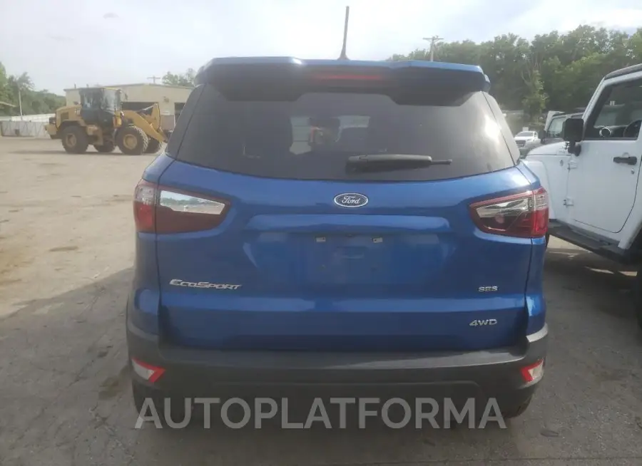 FORD ECOSPORT S 2019 vin MAJ6S3JL9KC293659 from auto auction Copart